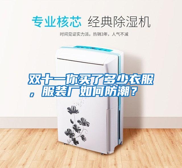 雙十一你買(mǎi)了多少衣服，服裝廠如何防潮？