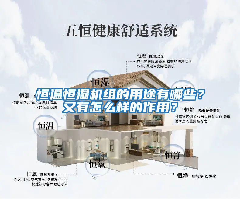 恒溫恒濕機(jī)組的用途有哪些?又有怎么樣的作用?