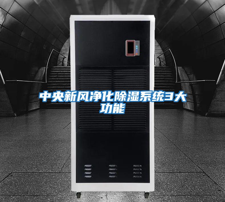 中央新風凈化除濕系統3大功能
