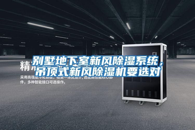 別墅地下室新風除濕系統，吊頂式新風除濕機要選對