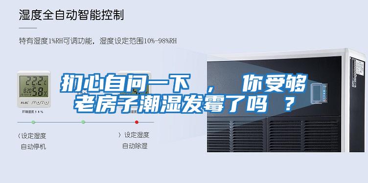 捫心自問一下 ， 你受夠老房子潮濕發霉了嗎 ？