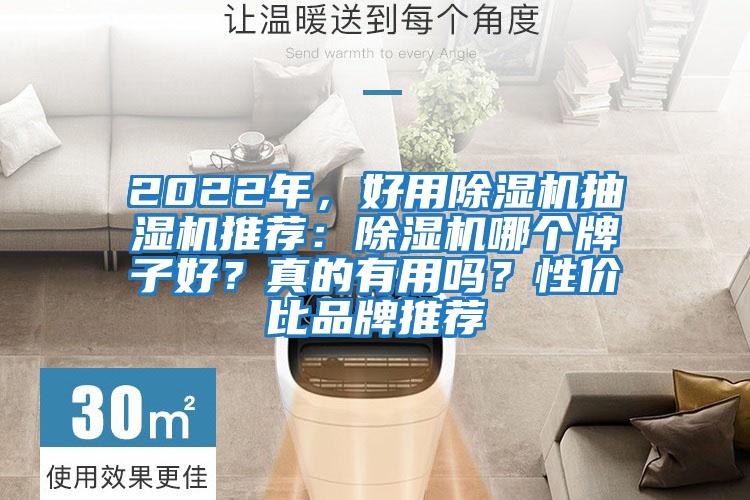 2022年，好用除濕機抽濕機推薦：除濕機哪個牌子好？真的有用嗎？性價比品牌推薦