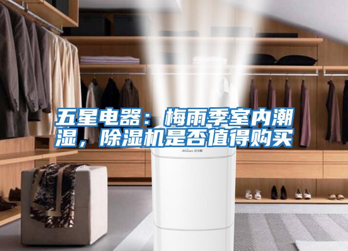 五星電器:梅雨季室內潮濕,除濕機是否值得購買