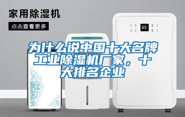為什么說中國十大名牌工業除濕機廠家,十大排名企業