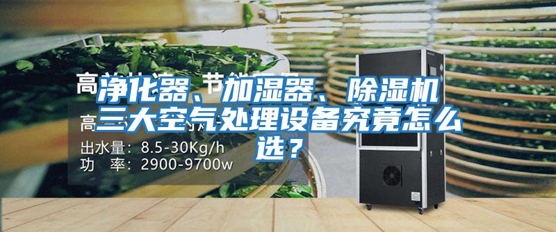 凈化器、加濕器、除濕機(jī) 三大空氣處理設(shè)備究竟怎么選？