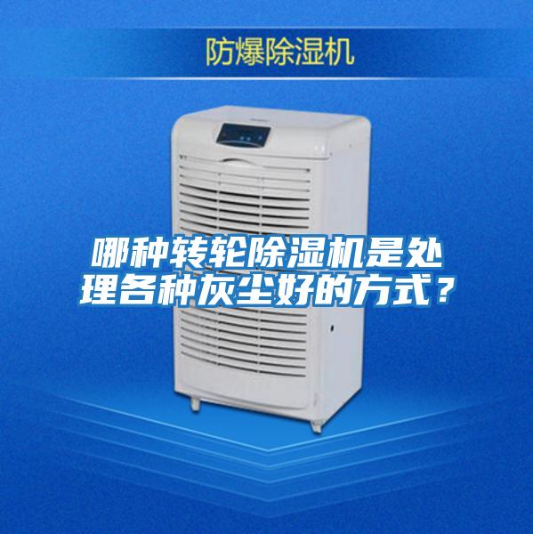 哪種轉輪除濕機是處理各種灰塵好的方式？