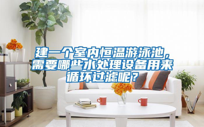 建一個室內恒溫游泳池，需要哪些水處理設備用來循環過濾呢？