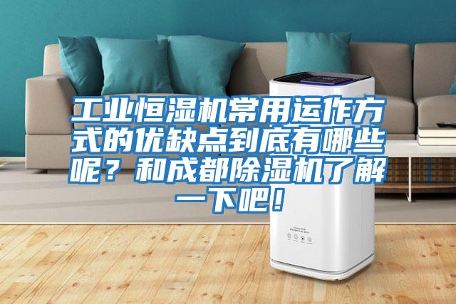 工業(yè)恒濕機(jī)常用運(yùn)作方式的優(yōu)缺點(diǎn)到底有哪些呢?和成都除濕機(jī)了解一下吧!