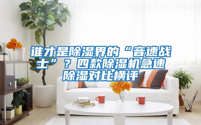 誰(shuí)才是除濕界的“音速戰(zhàn)士”？四款除濕機(jī)急速除濕對(duì)比橫評(píng)