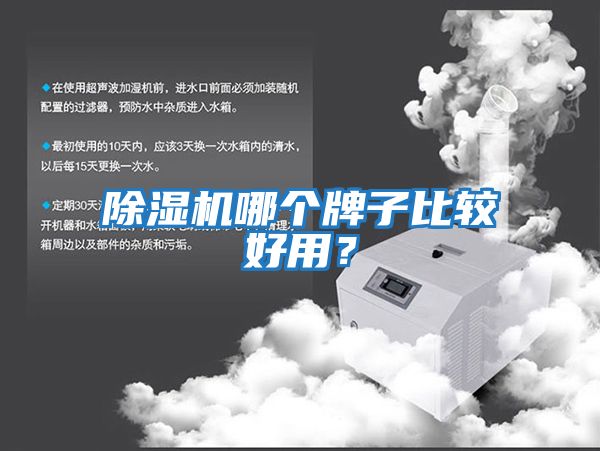 除濕機哪個牌子比較好用？