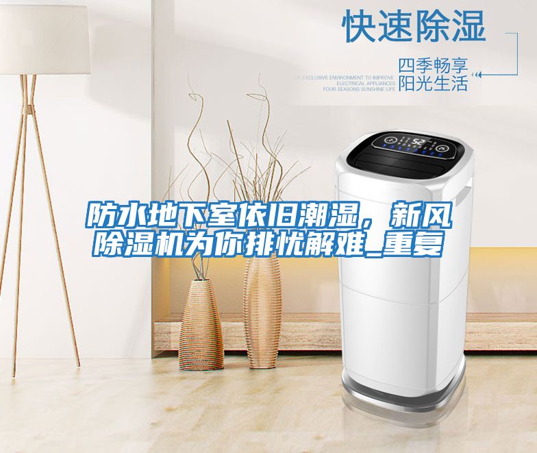 防水地下室依舊潮濕，新風除濕機為你排憂解難_重復