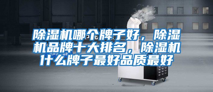 除濕機哪個牌子好，除濕機品牌十大排名，除濕機什么牌子最好品質最好