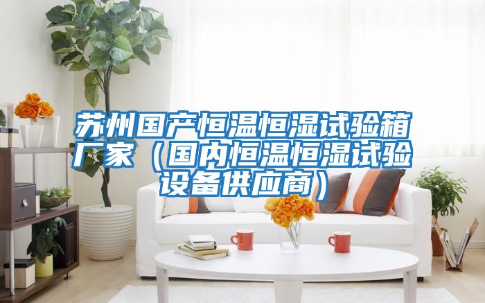 蘇州國產恒溫恒濕試驗箱廠家（國內恒溫恒濕試驗設備供應商）